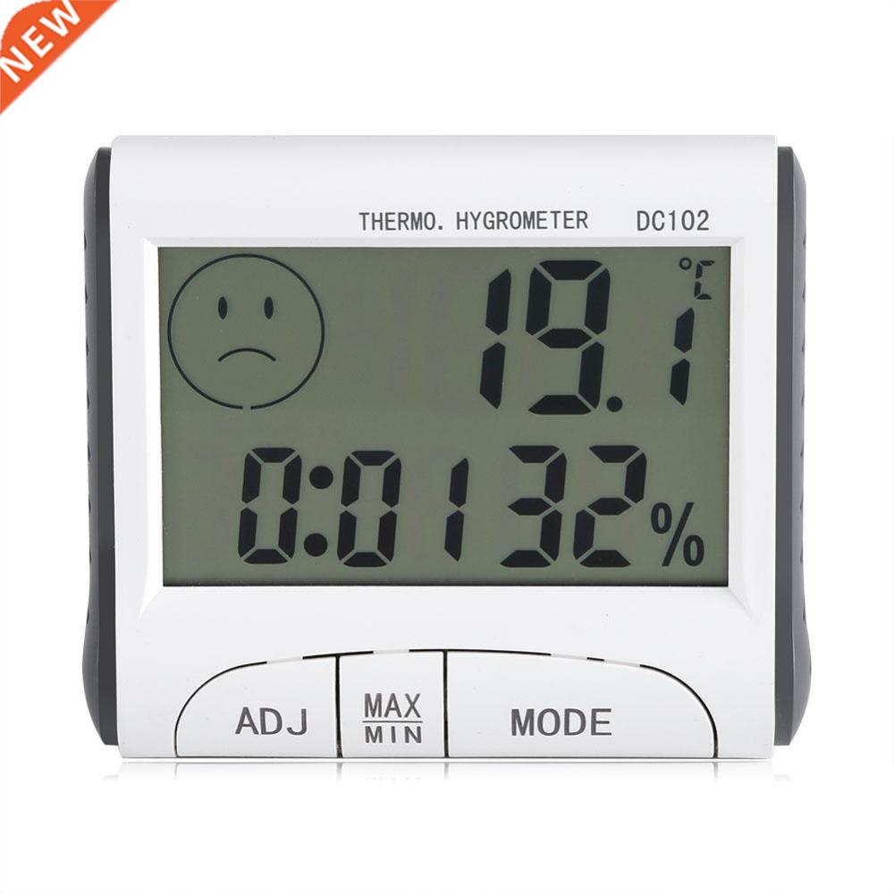 LCD Indoor Standing Thermometer Hygrometer Temperature Humid