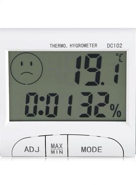 LCD Indoor Standing Thermometer Hygrometer Temperature Humid