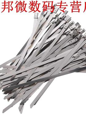 100PCS 5.9 Inches Uitlaat Wrap Coated Locking Cable Zip Ties