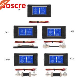 DC 0-200V 0-300A Battery Tester Voltmeter Ampmeter Power Imp