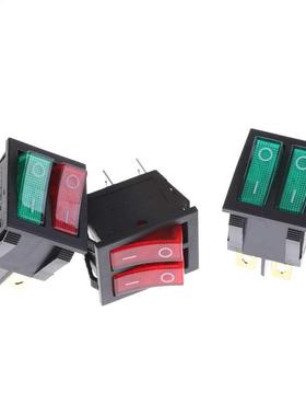 3 Styles KCD3 Double Boat Rocker Switch 6 Pins On-Off With G