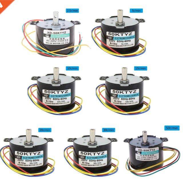 50KTYZ Permanent Magnet Synchronous Motor AC220V 2.5-50R/Min