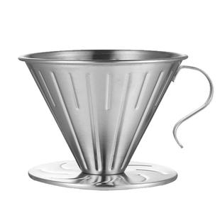 Coffee Filter Reusable Dripper Stainless Steel Single Cup Po