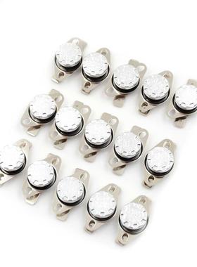 2pcs KSD01 250V 10A Normally Closed NC Thermostat Temperatu