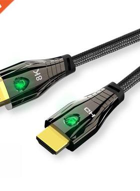 High Speed 8k 60hz Hdmi-compatible 2.1 Cable 48gbps Hd 3d Au