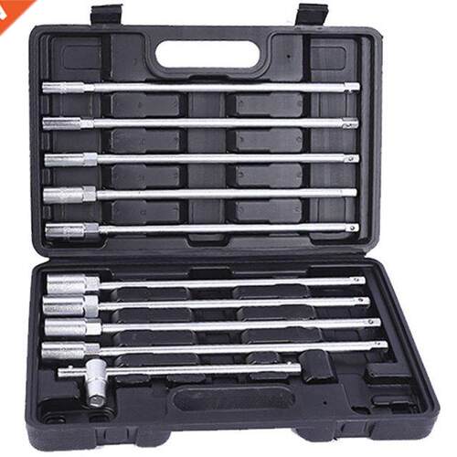 10Pcs Chrome Vanadium Steel Metric Socket Wrench Combination