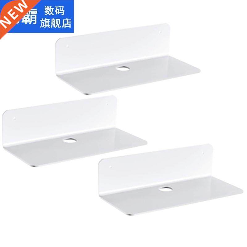 Floating Shelves Set of 3 with Cable Clips - Easily Expand W