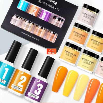 Dipping Nail Powder Liquid System Clear Dip System Tools for