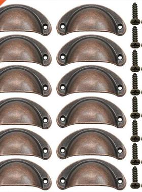 12pcs Antique Iron Kitchen Cabinet Knobs Drawer Handles Kitc