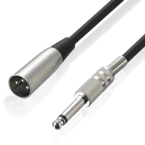 1/4		Jack 6.5mm Male To XLR Male Microphone Mi