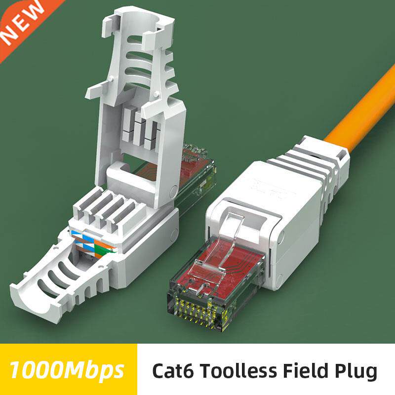 ZoeRax 1PCS Tool Free RJ45 CAT6 Connector Ethernet Terminati