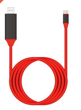 HD USB 3.1 Type-C To HDMI-compatible HDTV Cable 2M 4K*2K Cab