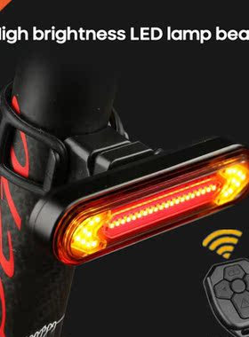 Bke Tal Lght Turn Sgnals Wreless Remote Control Mounta