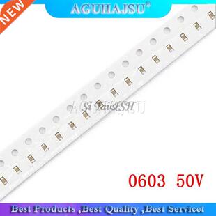 100pcs 0603 50V SMD Thick Film Chip Multilayer Ceramic Capac