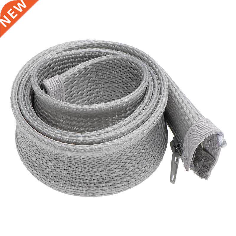 *1M Zipper Cable Sleeve Cover Flexible Nylon Wire Cord Hider