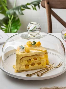 1Pc Glass Food Cover Anti Fly Mosquito Meal Cover Transparen