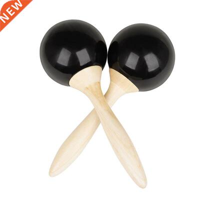 1 Pair Maracas Percussion Rattle Shaker,Handmade Sand Hammer