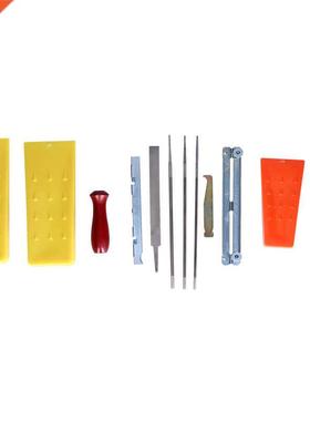 Tree Felling Wedges Chain Saw Sharpening Kit Hardwood Handle