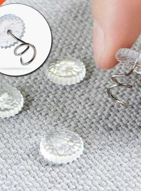 20PCS Bed Sheet Clip Fixer Transparent Twist Nail Sofa Cushi