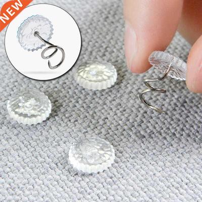 20PCS Bed Sheet Clip Fixer Transparent Twist Nail Sofa Cushi
