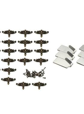 6Pcs Stainless Steel Self Adhesive Stick Wall Hook Hanger Wi