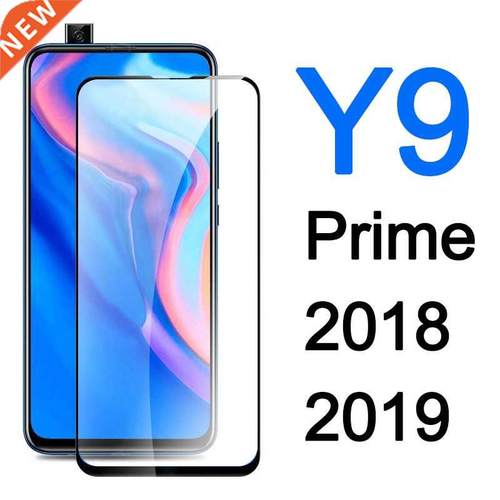 *huawei Y9 Prime protective glass on Y 9 2019 2018 screen pr