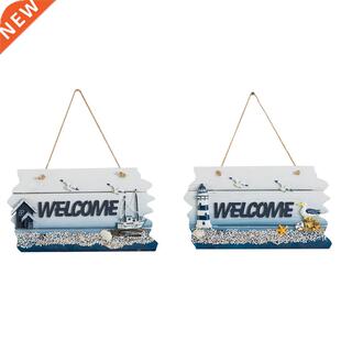 Wooden Hanging Welcome Board Door Sign Plate Pendant Handicr