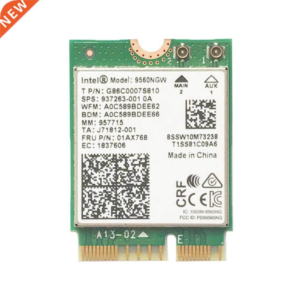 AC 9560NGW Dual-band 2.4G/5G Network Card NGFF Key E 1.73Gbp