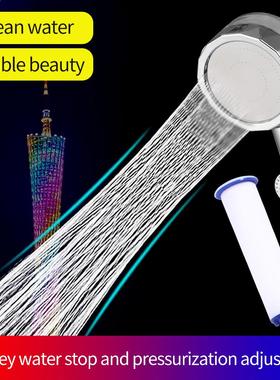 New 2021 Dropshipping Propeller Driven Shower Head with Stop