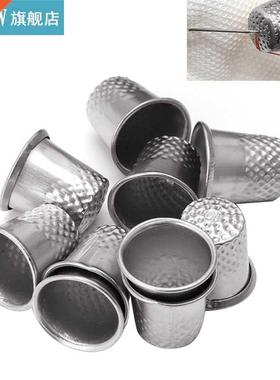 10PCS Thimbles Multi Size Finger Protector Sewing Quiting Ha