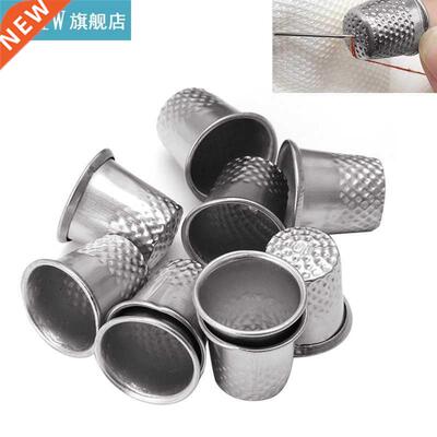 10PCS Thimbles Multi Size Finger Protector Sewing Quiting Ha