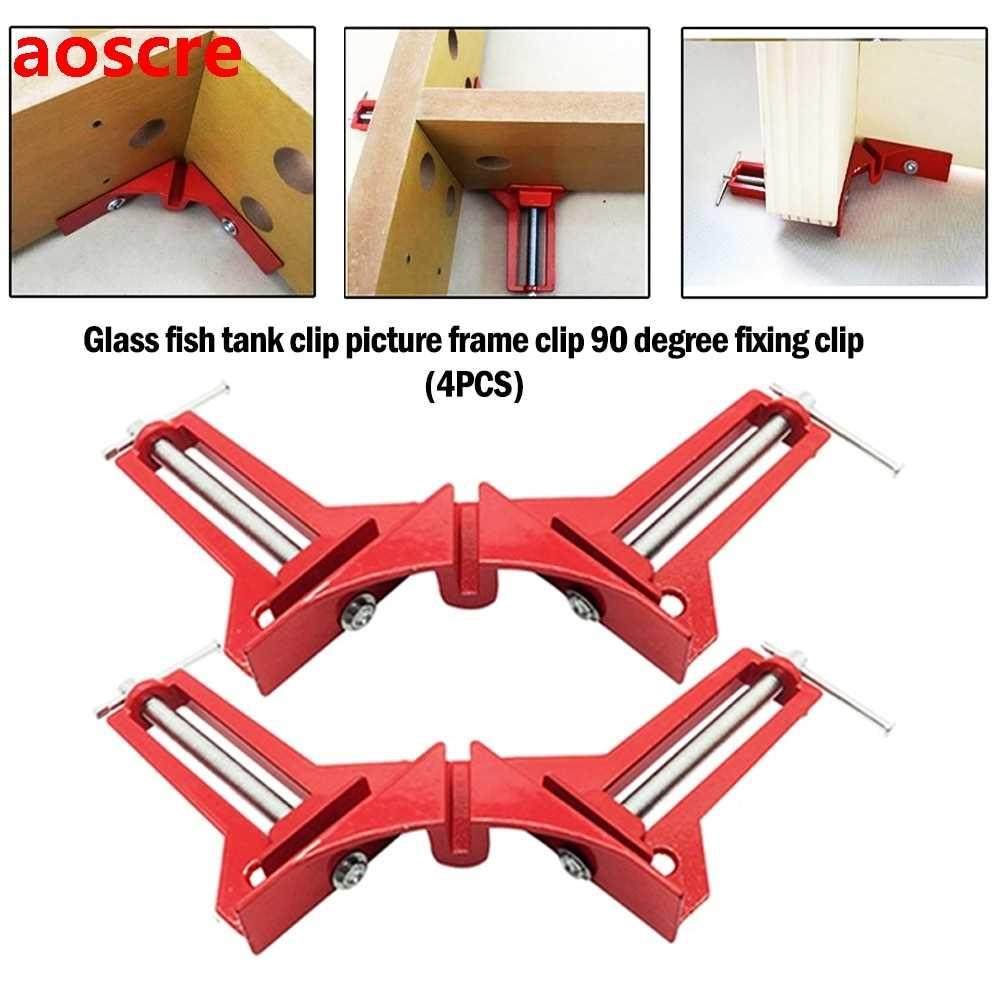 4pcs Style 90 Degrees Angle Clp Right Angle Woodworking Fr