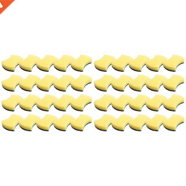 80 PCS Cleaning Scrub Sponge For Kitchen Tableware Bathroom