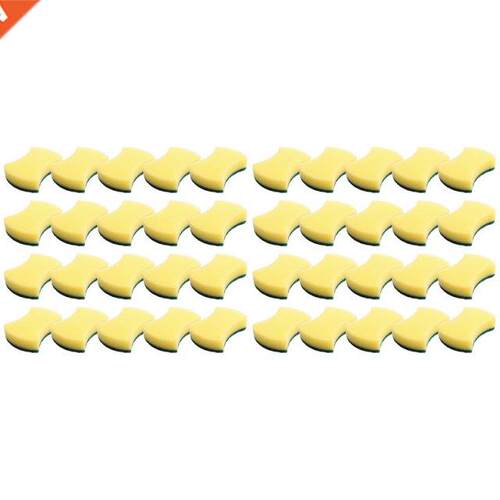 80 PCS Cleaning Scrub Sponge For Kitchen Tableware Bathroom