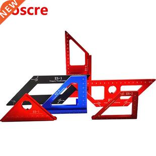Woodworking Ruler Aluminum alloy Square Layout Miter Triangl