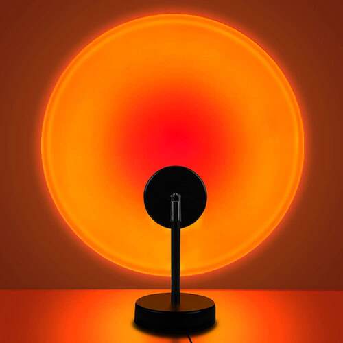 USB Rainbow Sunset Red Projector Led Night Light Sun Project