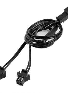 Female to Male 2 Pin Connector EL Wire Inverter 2 Way Splitt