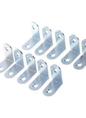 10 Pcs Corner Joint Right Angle Bracket L Shape With 2 Holes