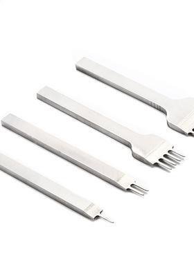 1 2 4 6 Prongs Leather Craft Tools 4mm Hole Punches Leather