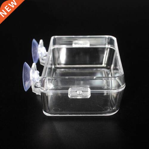Transparent Reptle Feeder Ant-escape Food Bowl Turtle Lza