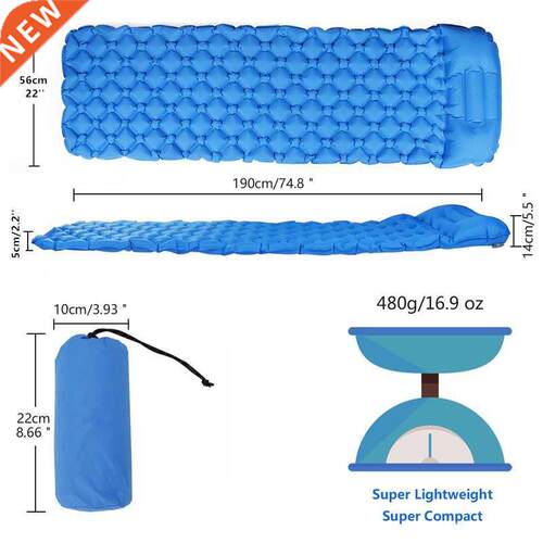 Outdoor Inflatable Sleeping Pad Inflatable Air Cushion Campi