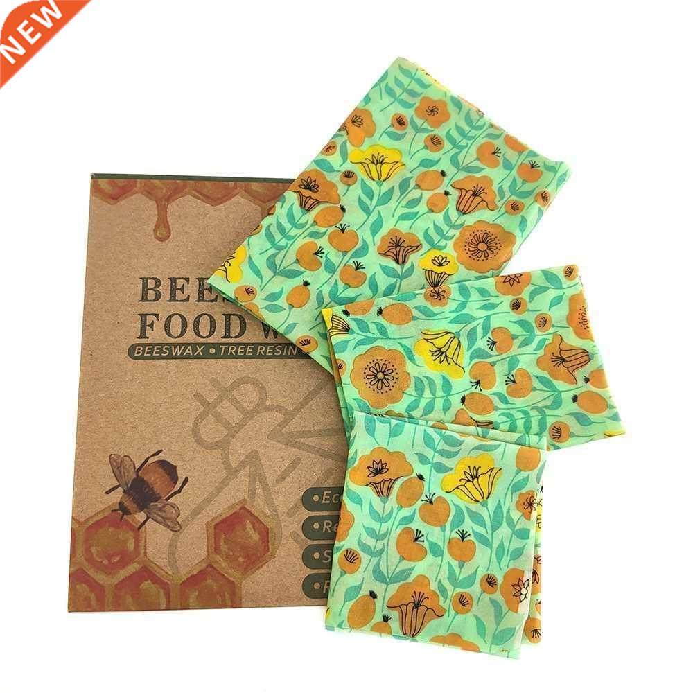 Reusable Beewax Food Wrap Plastic Free for Food Storage Eco