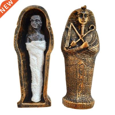 Ancient Egyptian Resin Coffin with My Insert Figurine Egy