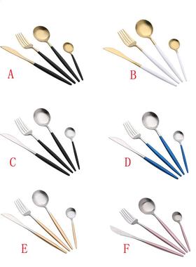 Tableware 4 Pcs Sets Kitchen Luxury Table Knives 适用于ks Sp