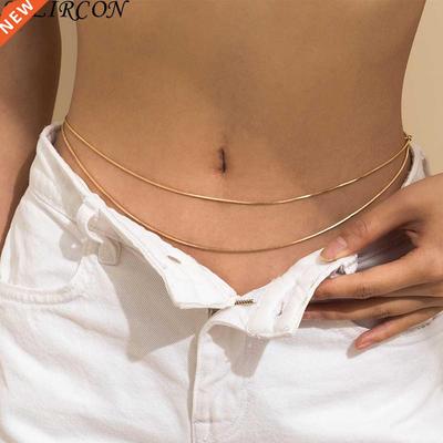 Retro Statement Exquisite Minimalism Layered Waist Chain Wom