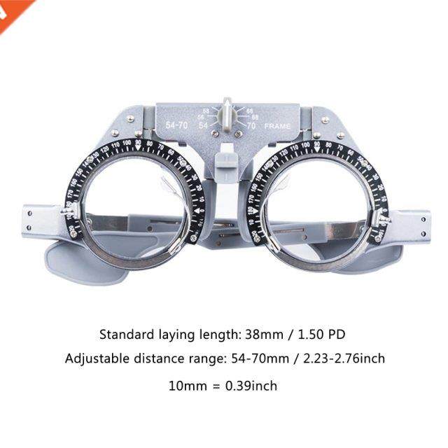 Trial Frame Pupil Distance Adjustable Optical Lens PD 54-70m