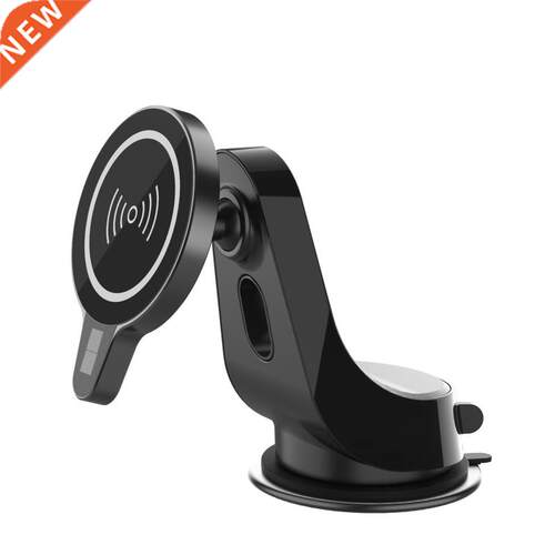 Universal Magnetic Car Phone Mount Wireless Charging 360 Deg