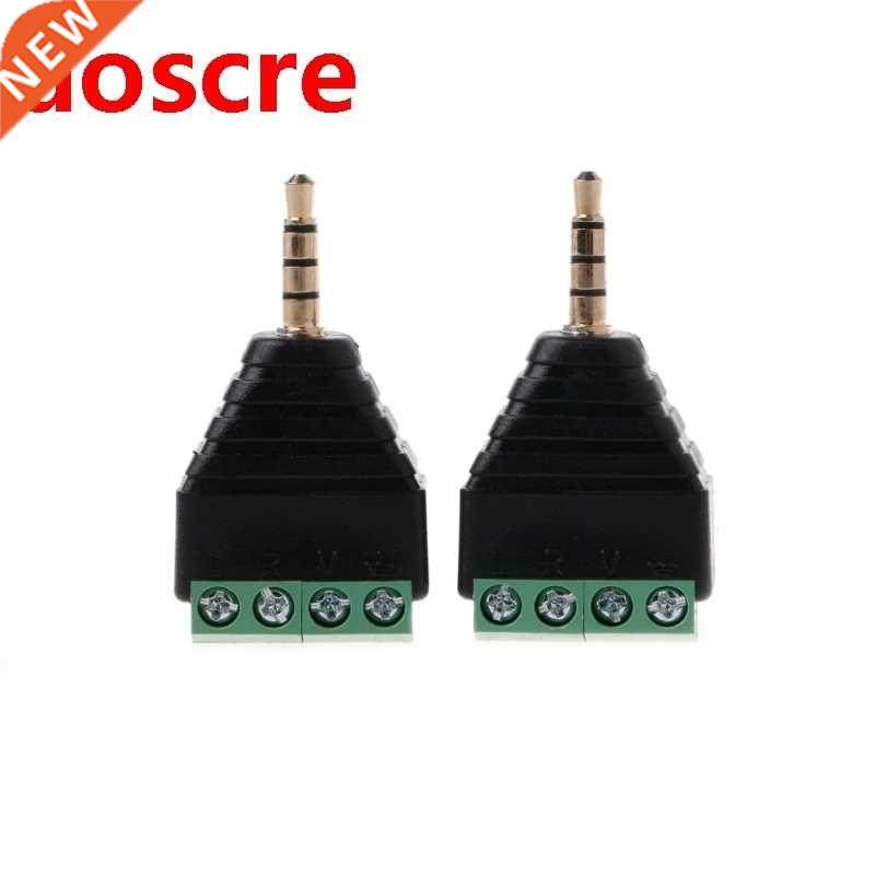 3 Pcs Video AV Balun 3.5mm 1/8