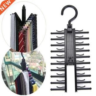 Hanger Organizer Holder Scarf Belt Rotating-Tie-Rack Closet-