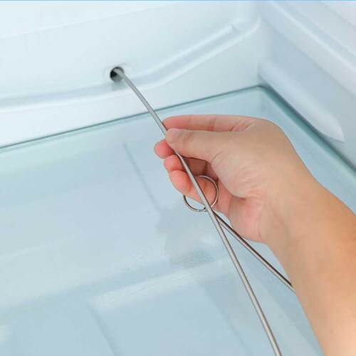 Refrigerator Cleaner Spiral Cleaning Brush Stainless Steel P